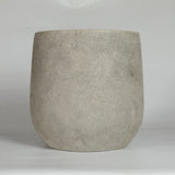 Round Concrete Planter (S/2) - Antique Grey