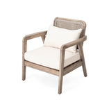 Outdoor Acacia Wood Patio Club Chair - OROA