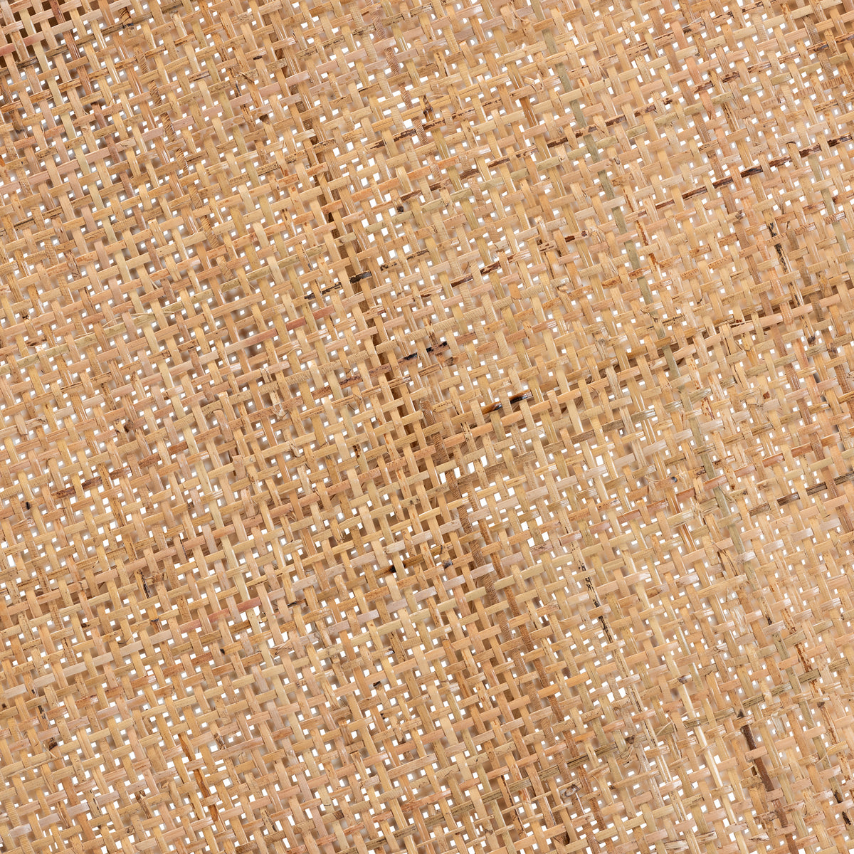 Rattan and Mahogany Two Tier Round Side Table – OROA, view 5