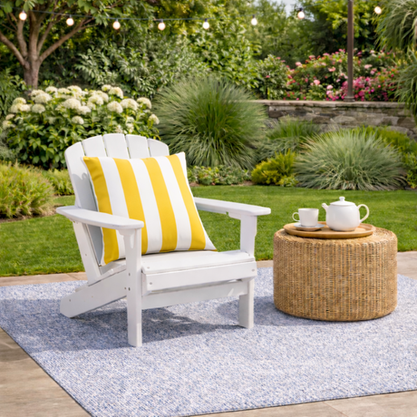Outdoor Throw Pillows Waterproof & Fade-Resistant Stripey (S/2)