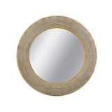 woven wall mirror