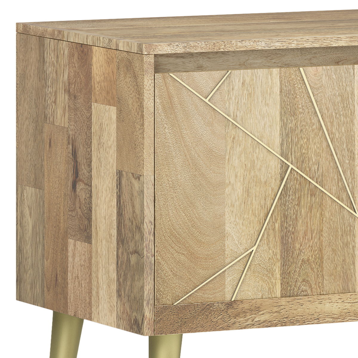 Jager - TV Media Stand - Mango Wood