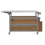 Foldable Outdoor Kitchen Island Cart - Cathy