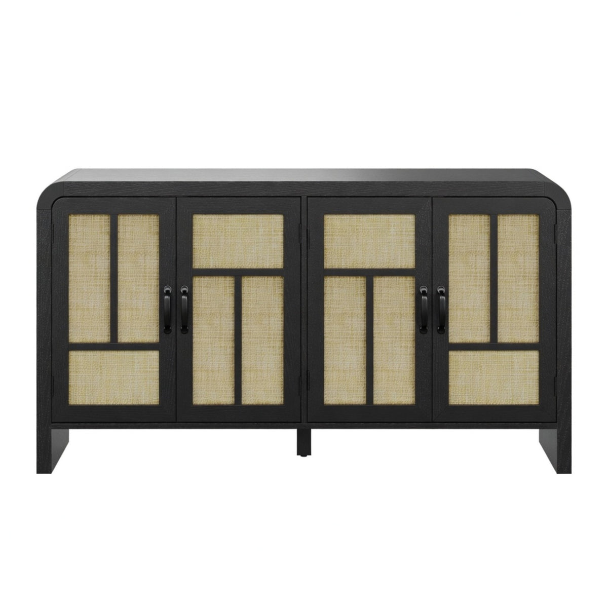 Black Rattan Sideboard | Maison Naturelle