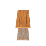 Outdoor Acacia Teak Wood Bench - OROA