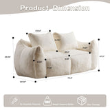 Bean Bag Couch, Ultra Soft Loveseat - OROA