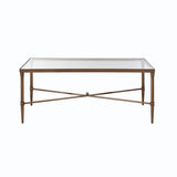 Modern Bronze & Glass Accent Table - OROA