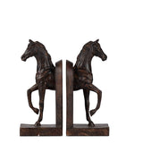 Trotting Horse Bookends - Equestrian