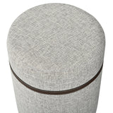 Walnut Side Table with Hidden Stool | Catchy