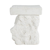 Minimalist Patio Side table White - OROA