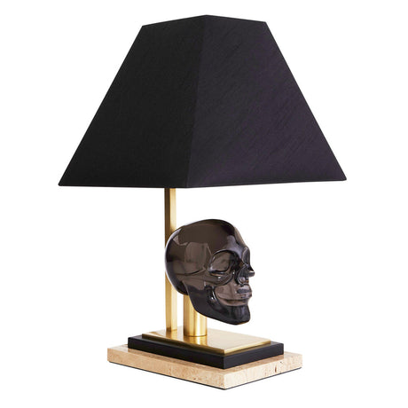 Black Silk Shade Table Lamp | Jonathan Adler Skull | Oroa.com