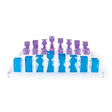 Blue & Purple Acrylic Chess Set | Jonathan Adler | Oroa.com