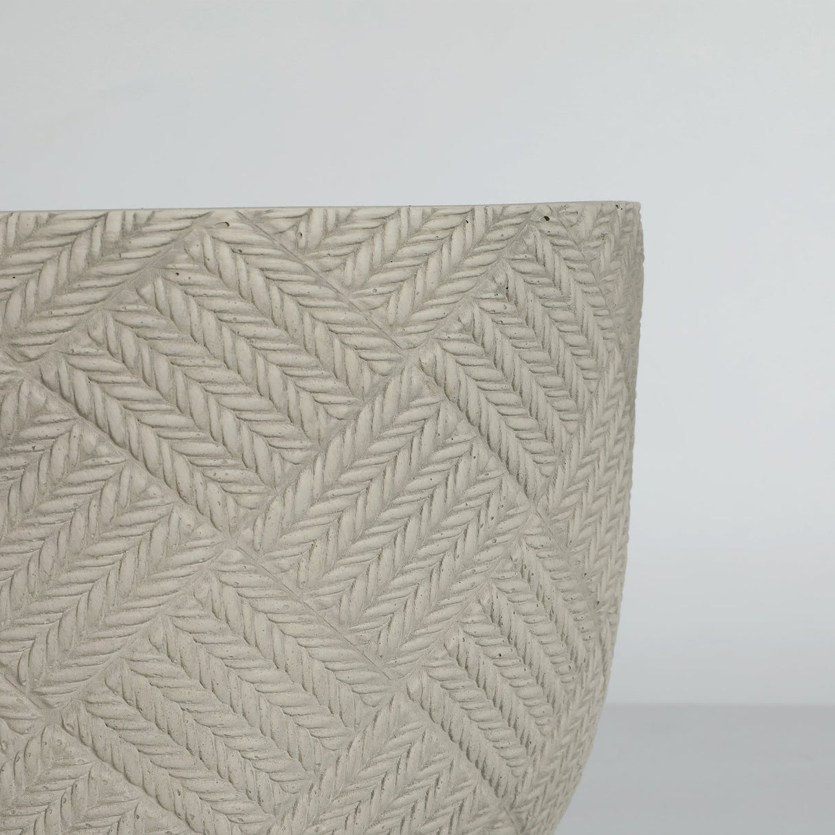 Round Concrete Planter (S/2)