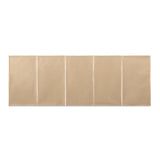 Capri Extended Headboard Cane Platform Bed, Antique White Polyester - OROA Online Furniture