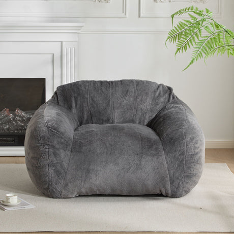 Gray Bean Bag Chair | OROA