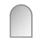 Arched mirror with decorative border on a white background