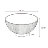 Stylish Coffee Table Round - Gold Base