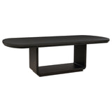 wood oval dining table