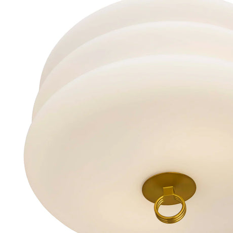 Stacked White Glass Ceiling Lamp | Jonathan Adler Alphaville | Oroa.com
