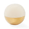 Honed Brass Round Tuffet | Jonathan Adler Alphaville | Oroa.com