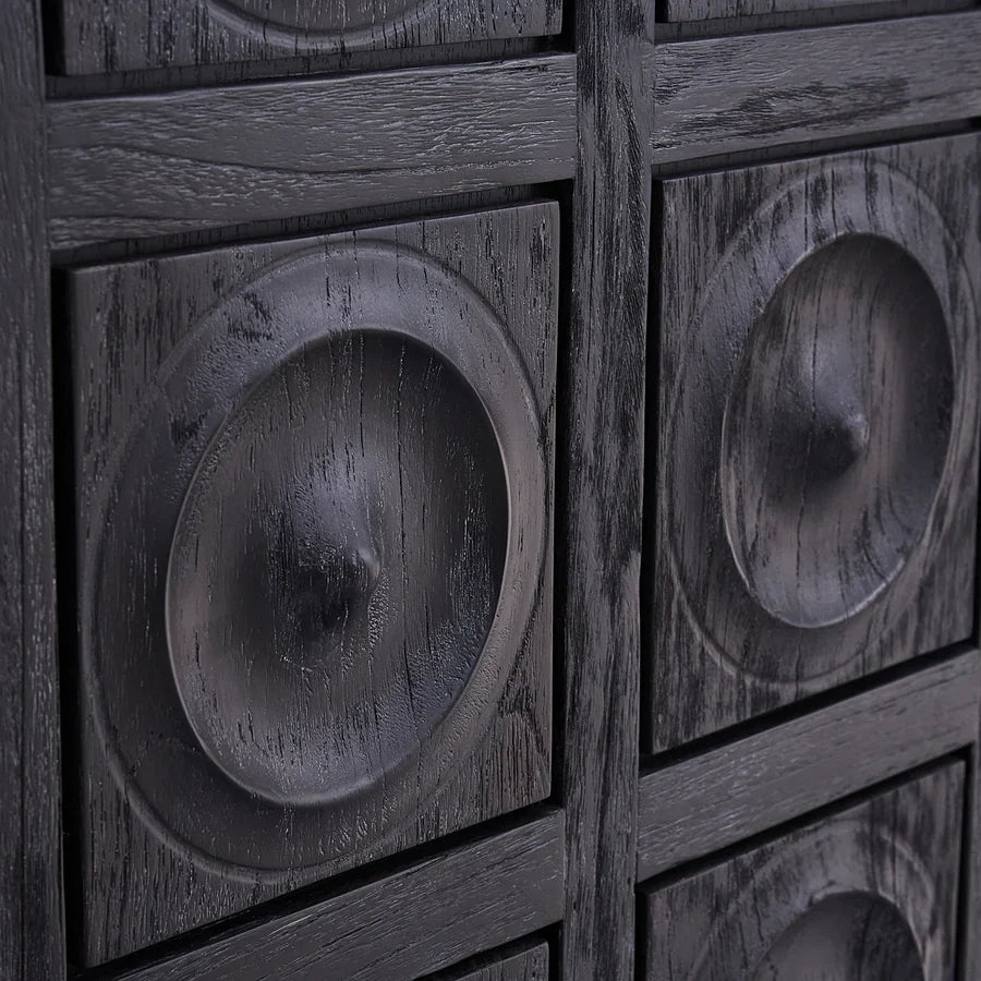 Mindi Wood Circles Cabinet | Jonathan Adler Antwerp | Oroa.com