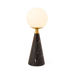 Conical Black Marble Table Lamp | Jonathan Adler Apex | Oroa.com