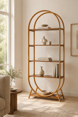 shelf cabinet round