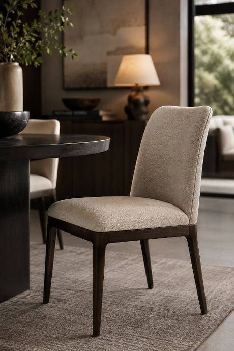 Armless dining chairs for modern interiors