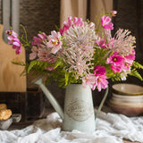Artificial Silk Flower Bouquet Pink Daisy  20"