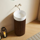 Cylindrical Bathroom Vanity Cabinet - OROA