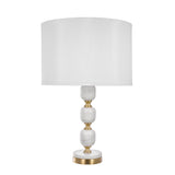white table lamp