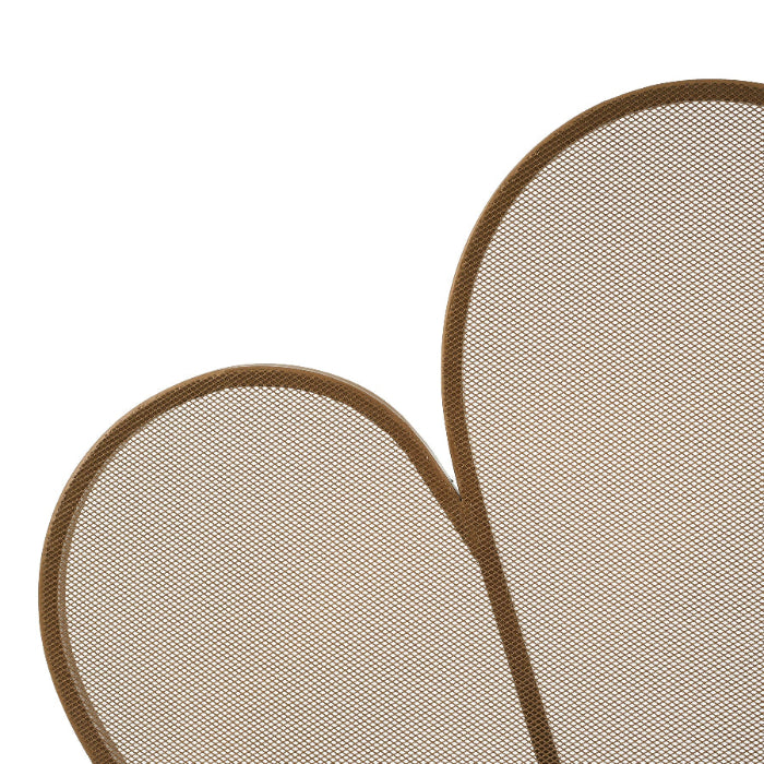 Gold Peacock Fan Fireplace Screen | Catchy
