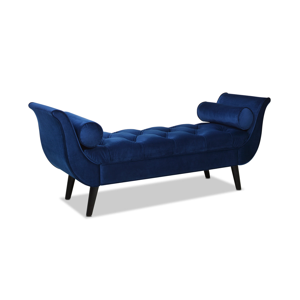 velvet blue bench