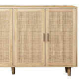 Elegant Rattan Storage Cabinet - OROA