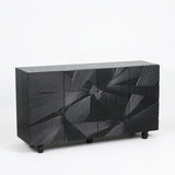 Black Woven Pattern Sideboard 59 Inch – OROA, view 6