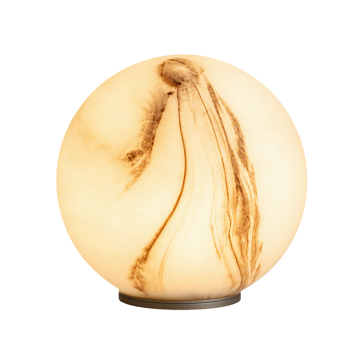 Nordic Marble-Effect Glass Globe Lamp | Catchy