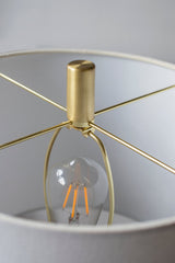 Marble Table Lamp Vintage Charm - OROA