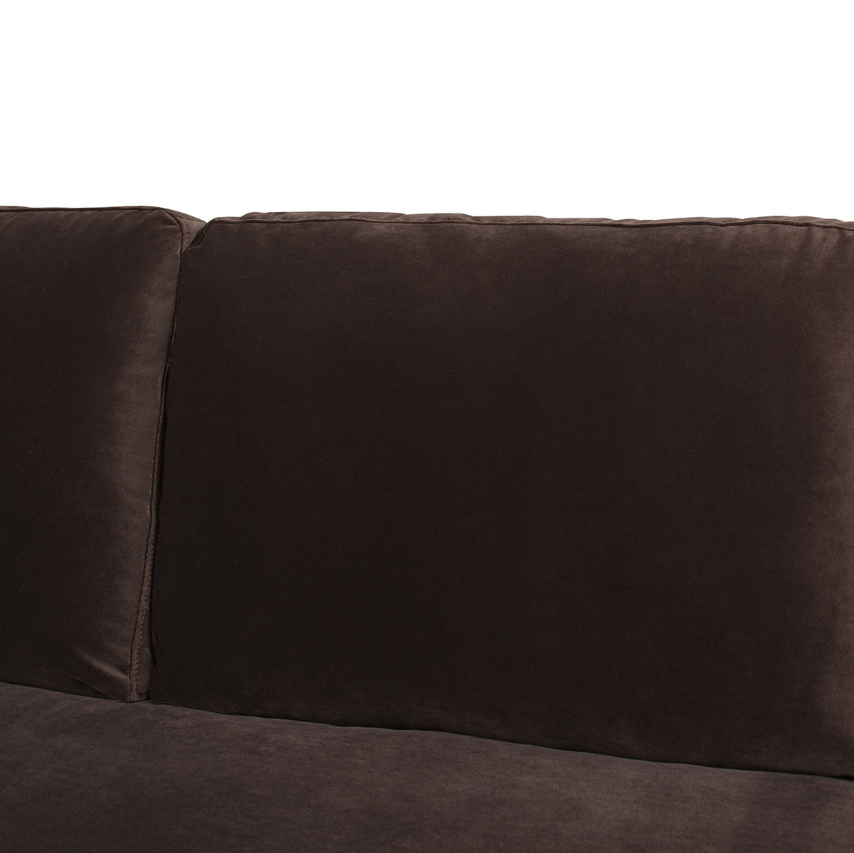 Knox Modern Farmhouse Sofa, Deep Brown Performance Velvet - OROA Online Furniture