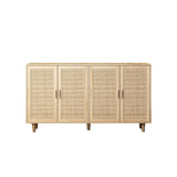 Elegant Rattan Storage Cabinet - OROA