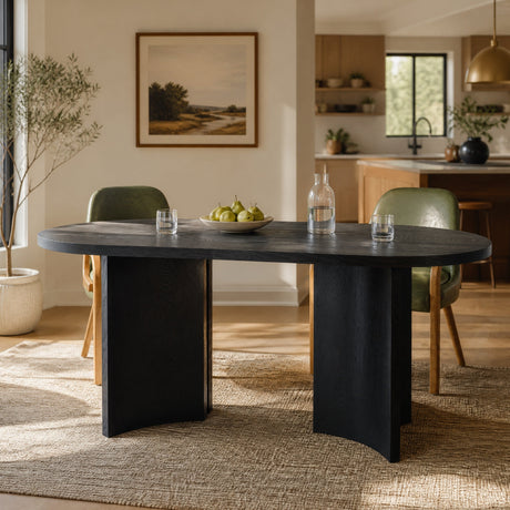 black oval dining table - oroa.com