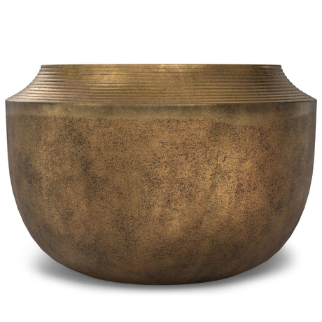 Timms - Cast Aluminum Coffee Table - Brown
