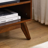 Mid Century Modern Rattan TV Stand - OROA