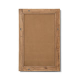 Langford Solid Reclaimed Elm Wall Mirror, Heritage Light Natural Brown - OROA Modern Furniture