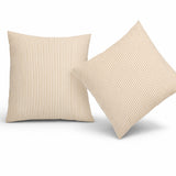 Outdoor Throw Pillows, Waterproof & Fade-Resistant Patio Cushions (S/2)