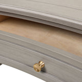5 Drawer Executive Desk - Dove Gray
