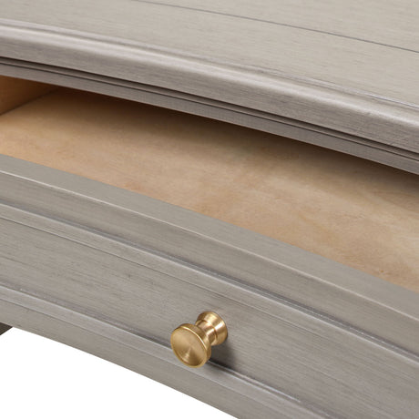 5 Drawer Executive Desk - Dove Gray