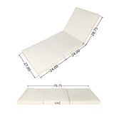 Lounge Chaise Set, Acacia Solid Wood - OROA
