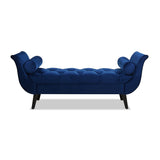 velvet blue bench 