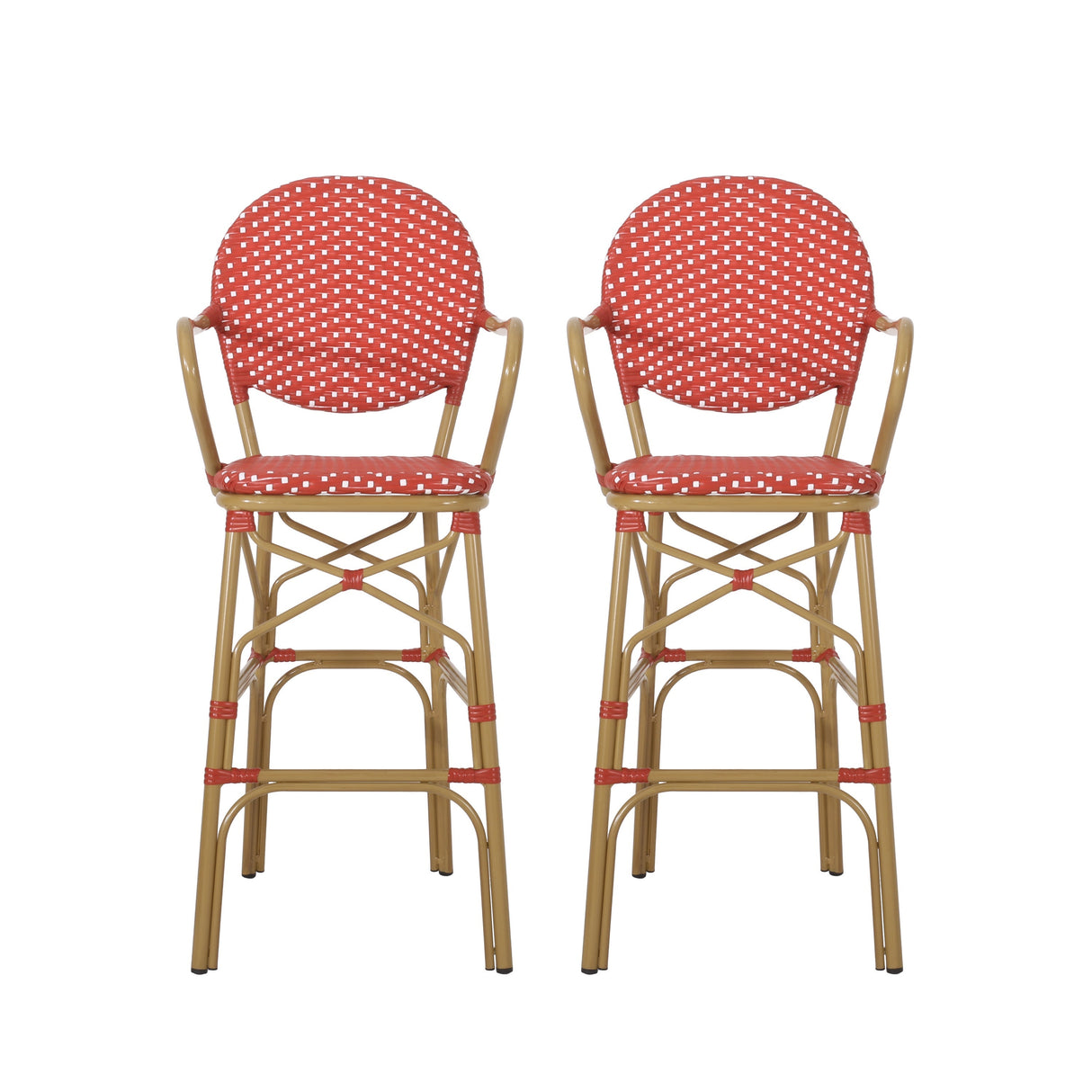Outdoor Bar stool - French Bistro Red