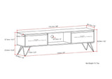 Hunter - Handcrafted TV Media Stand - Mango Wood